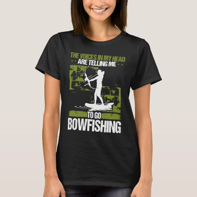 Bowfishing Airboat Bowhunter Bowfisher Fisherman A T Shirt (Framsida)