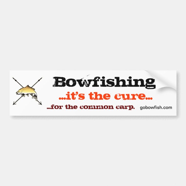 Bowfishing boten bildekal (Framsidan)