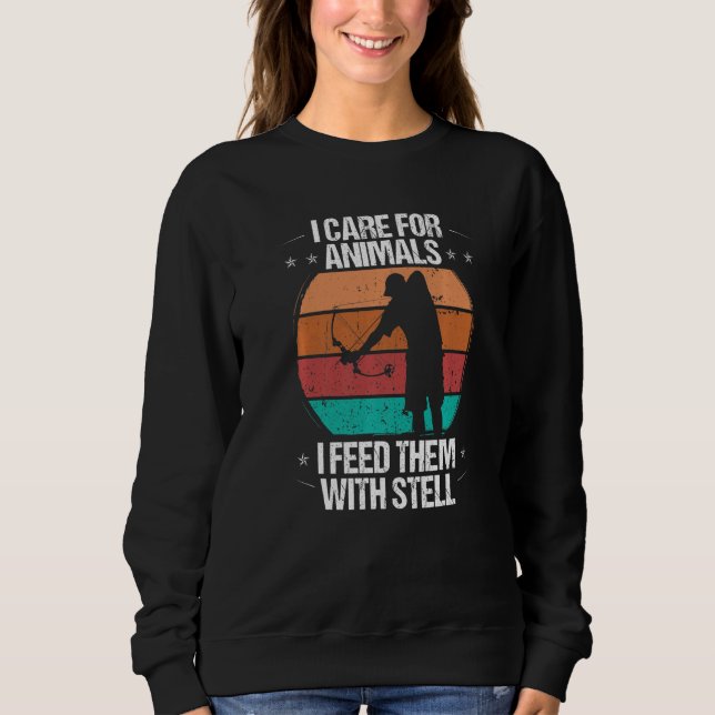 Bowfishing Feed them with Steeel Airboat Bowwfishe T Shirt (Framsida)