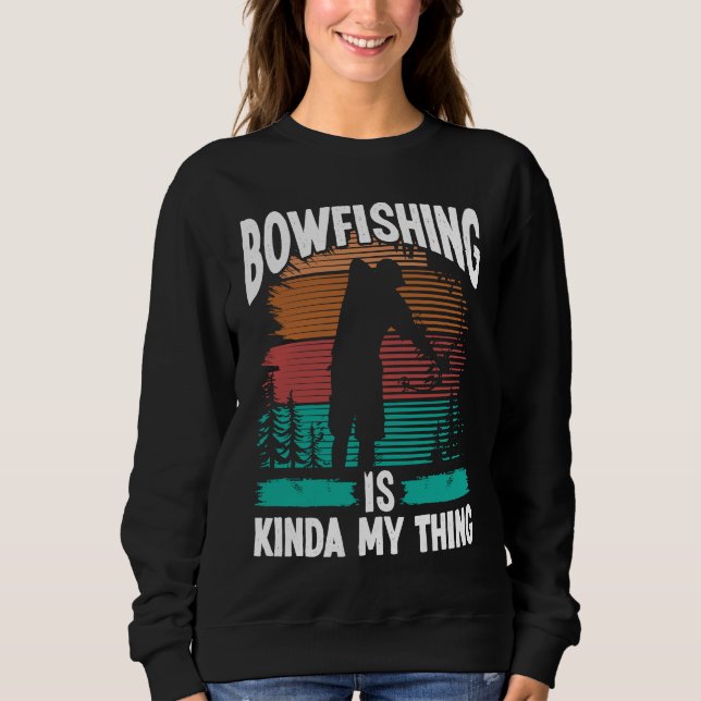 Bowfishing is kinda my thing Bowfisher Airboat Fis T Shirt (Framsida)