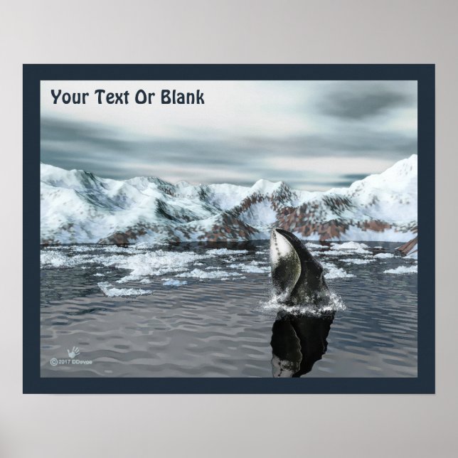 Bowhad Whale Poster (Framsidan)