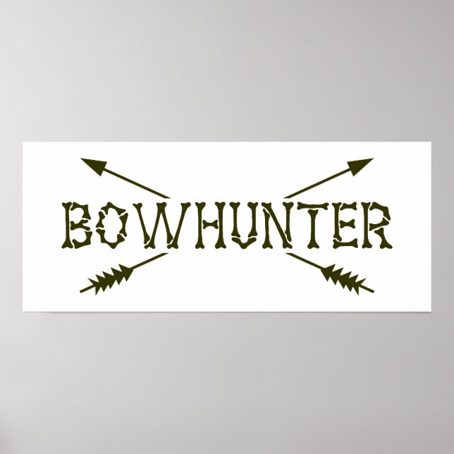 Bowhunter-korsade pilar poster (Framsidan)