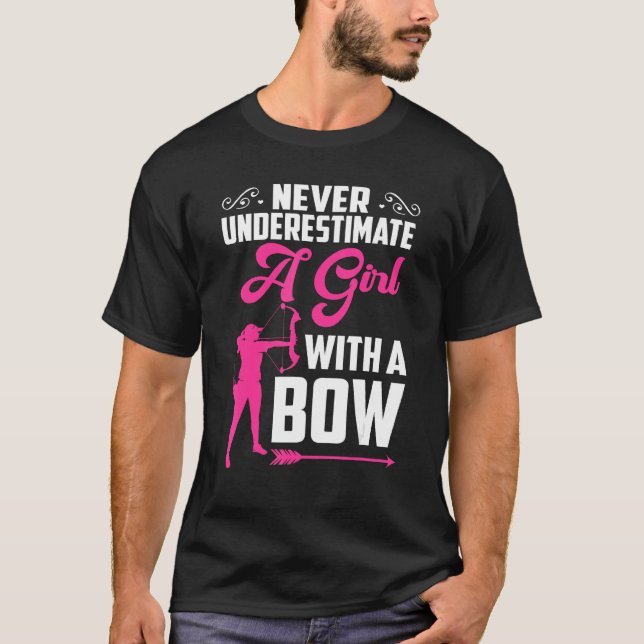 Bowhunter Shooting Fans  Archery For Girls Women T Shirt (Framsida)