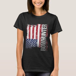 Bowhunting USA flagga Archery T Shirt