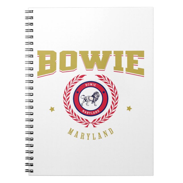 Bowie Maryland Anteckningsbok (Framsidan)