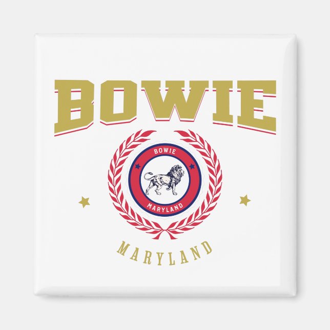 Bowie Maryland Magnet (Framsidan)
