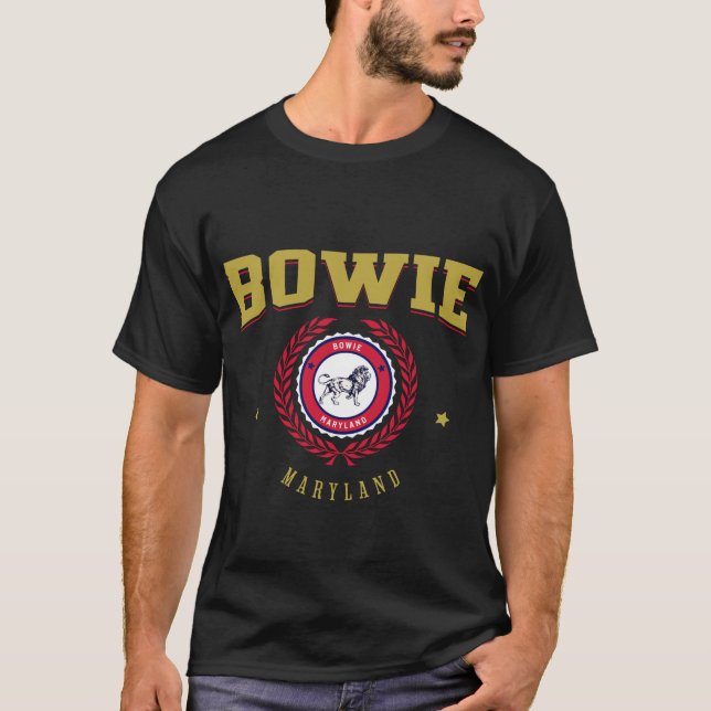Bowie Maryland T Shirt (Framsida)