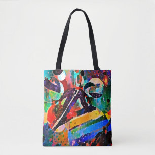 Bowie och Prince Sten ut i Space Tote Bag Tygkasse
