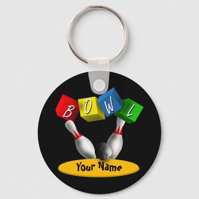 Bowl a Rama Bowling Nyckelring (Framsida)