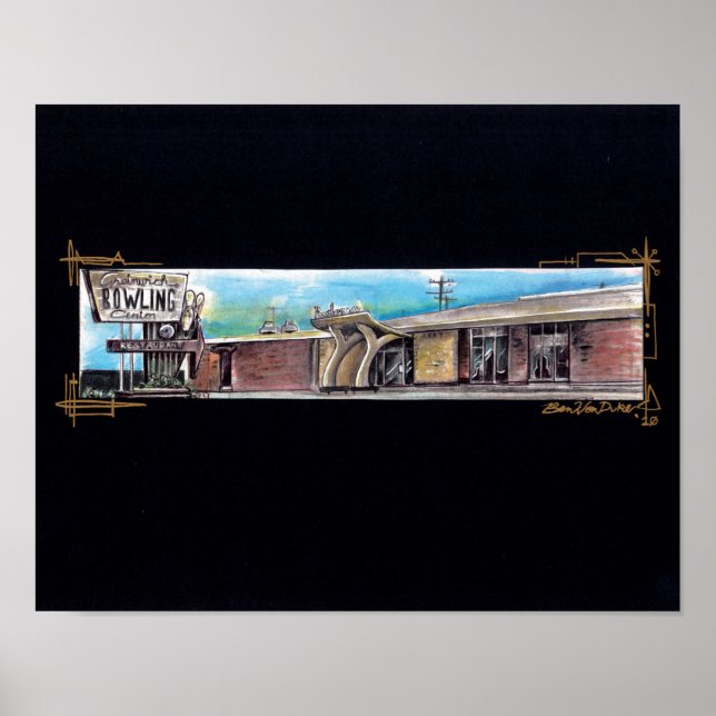 Bowl-a-rena Poster (Framsidan)