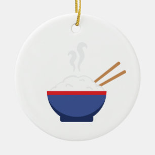 Bowl av Ris Julgransprydnad Keramik