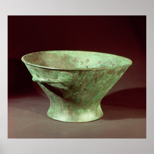 Bowl från en av kamrarna Grav, Mycenae Poster (Framsidan)