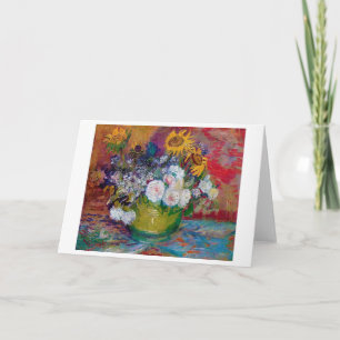 Bowl med Flowers, Van Gogh Kort