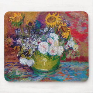 Bowl med Flowers, Van Gogh Musmatta