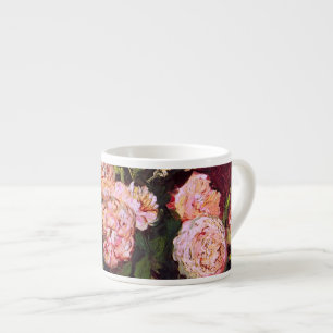 Bowl med Peonies och Ro Van Gogh Fine Art Espressomugg