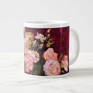 Bowl med Peonies och Ro Van Gogh Fine Art Jumbo Mugg