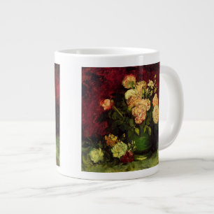 Bowl med Peonies och Ro, Vincent van Gogh. Jumbo Mugg