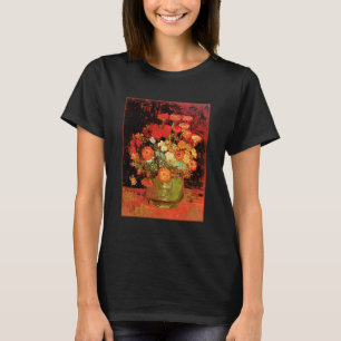 Bowl med Zinnias av Vincent van Gogh, T Shirt