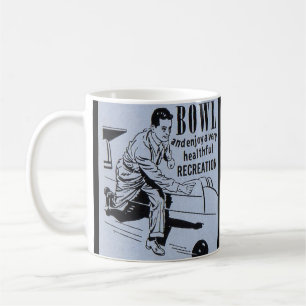 Bowl och Enjoy... bowling bowlareare. Kaffemugg
