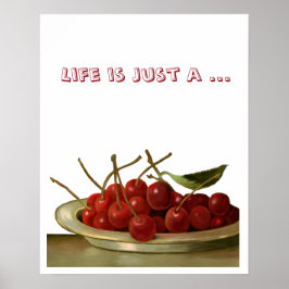 Bowl of Cherries anpassade Poster