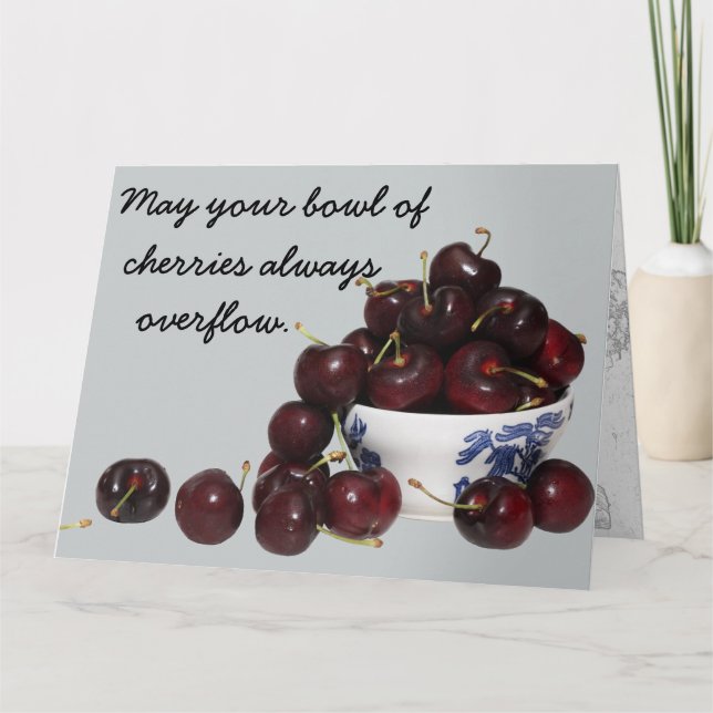 Bowl of Cherries Kort (Framsida)
