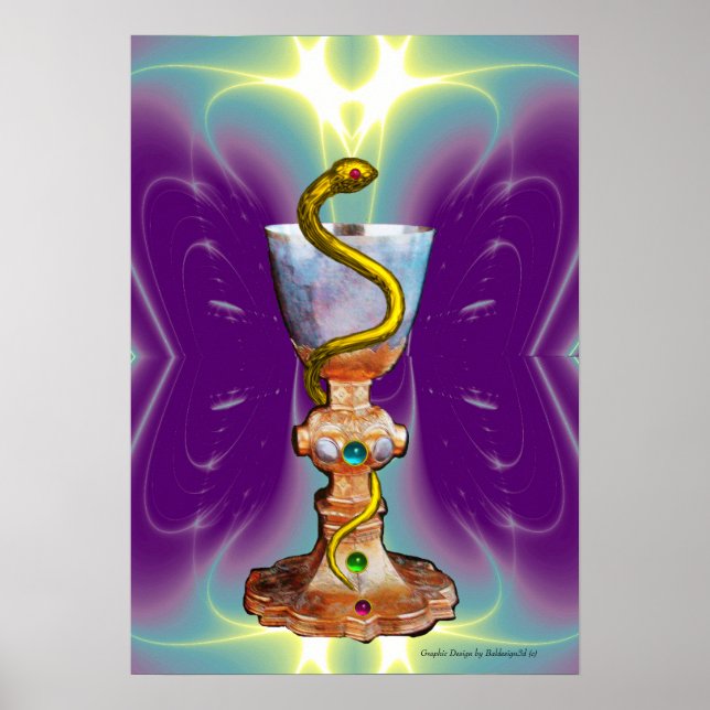 BOWL OF HYGEIA - Medicine, Pharmacy Poster (Framsidan)