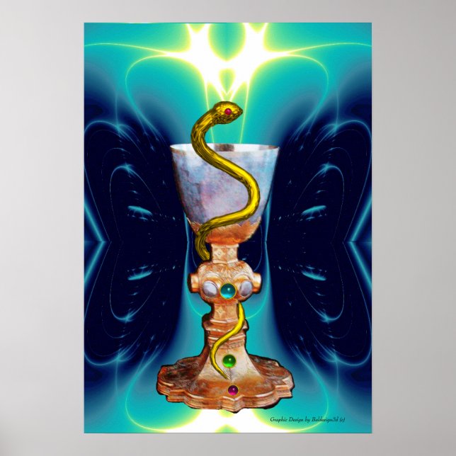 BOWL OF HYGEIA - Medicine, Pharmacy Poster (Framsidan)