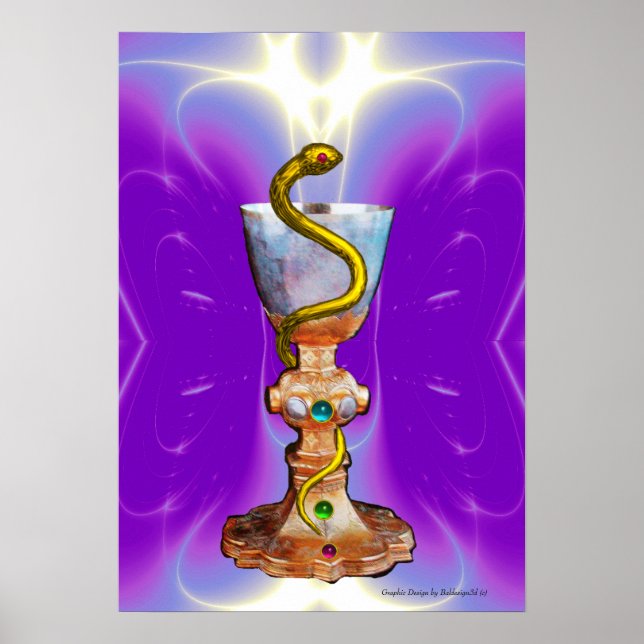 BOWL OF HYGEIA - Medicine, Pharmacy Poster (Framsidan)