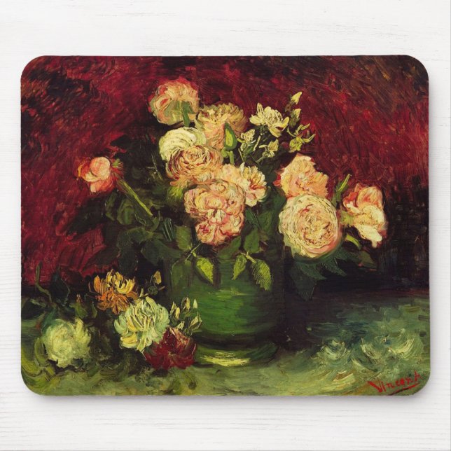 Bowl of Peonies and Ro,Vincent van Gogh Musmatta (Framsidan)