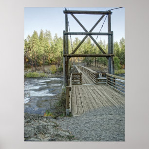 BOWL & PITCHER BRIDGE - SPOKANE WASHINGTON POSTER