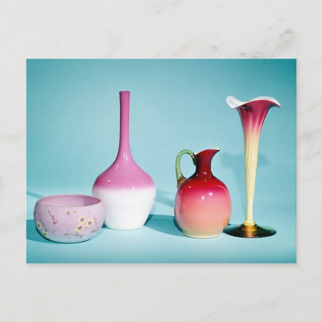 Bowl, Vas och Jug, slutet av 1800-talet Vykort (Framsida)