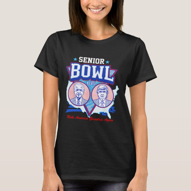 Bowl Xlvii Trump Fortsatt omröstning dömd Felon 20 T Shirt (Framsida)