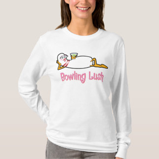 Bowla frodig bowling klämma fast T-tröja T-shirt