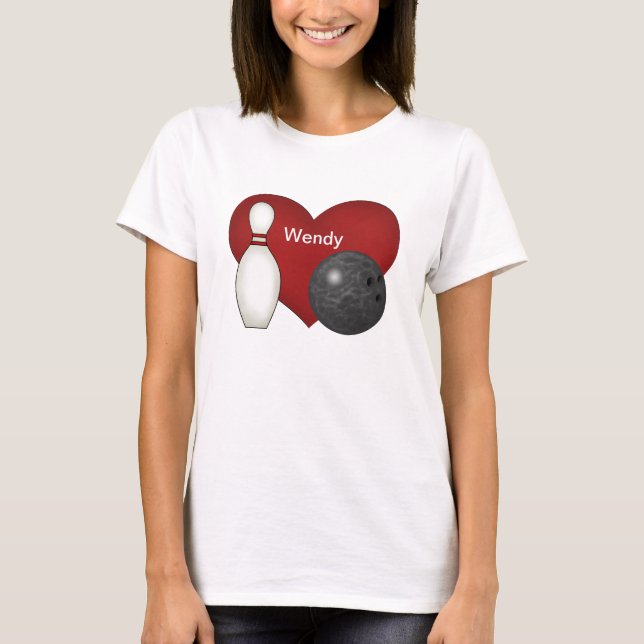 Bowla modeT-tröja Tee Shirt (Framsida)