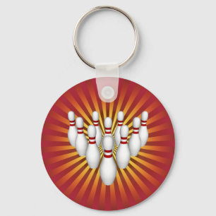 Bowla stift: 3D modellerar: Keychain Nyckelring