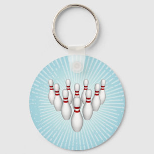 Bowla stift: 3D modellerar: Keychain Nyckelring