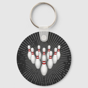 Bowla stift: 3D modellerar: Keychain Nyckelring