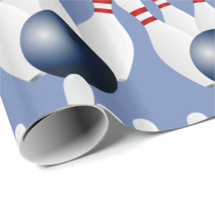 Bowla stiftbowlingklottrycket presentpapper