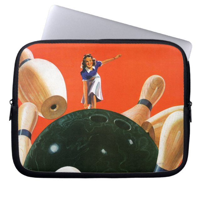 Bowla strejka laptop sleeve (Framsidan)