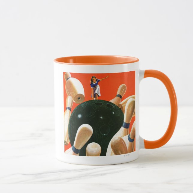 Bowla strejka mugg (Höger)