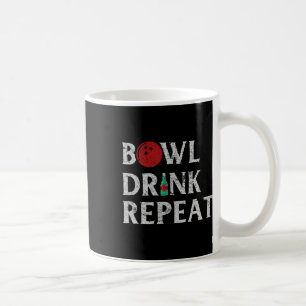 Bowlad dryck upprepa Coolt bowlingspel Drickande ä Kaffemugg