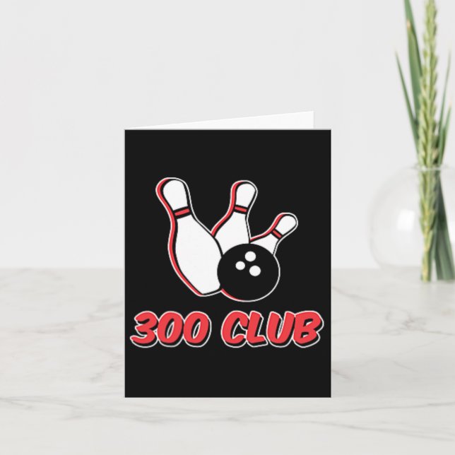 Bowlareare 300-Klubbens Logotyp T-rt Kort (Framsida)