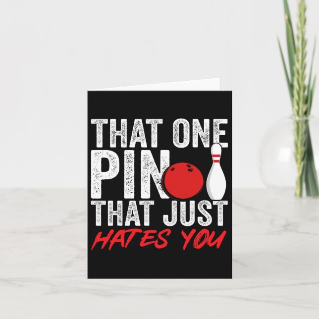 Bowlareare att en pipa som just stör dig. kort (Framsida)