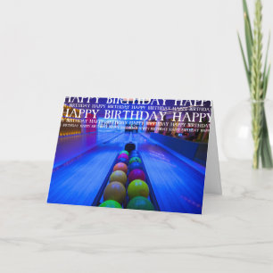 Bowlareare Bowling Perfekt Score 300 Birthday Kort