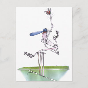 bowlareare - cricket, tony fernandes vykort