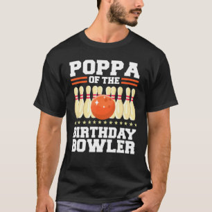 Bowlareare dagen för Bday Bowling Party Ce T Shirt