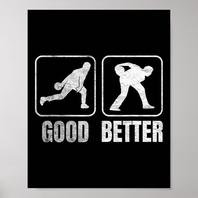 Bowlareare Manar Kvinnor i barn Poster (Framsidan)