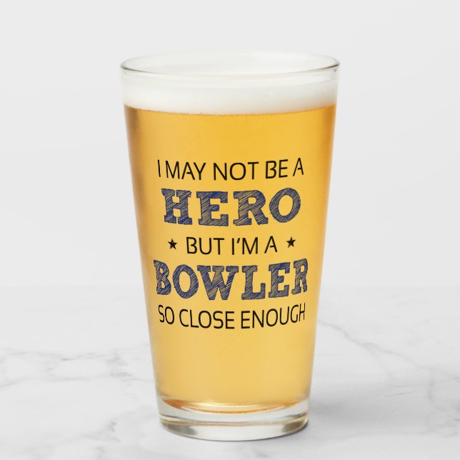 Bowlareare Novelty Glaskopp (Framsida fylld)