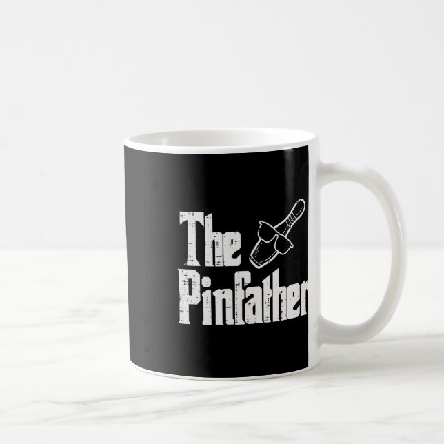 Bowlareare pappa till Pinfather Bowling Pappa Fars Kaffemugg (Höger)