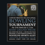 Bowlareare Porträtt, Ten-Pin Bowling Tournament Flygblad<br><div class="desc">Bowlareare Porträtt,  10-stifts turmarkeringsreklamflygare för turister från Affärskortet Store.</div>